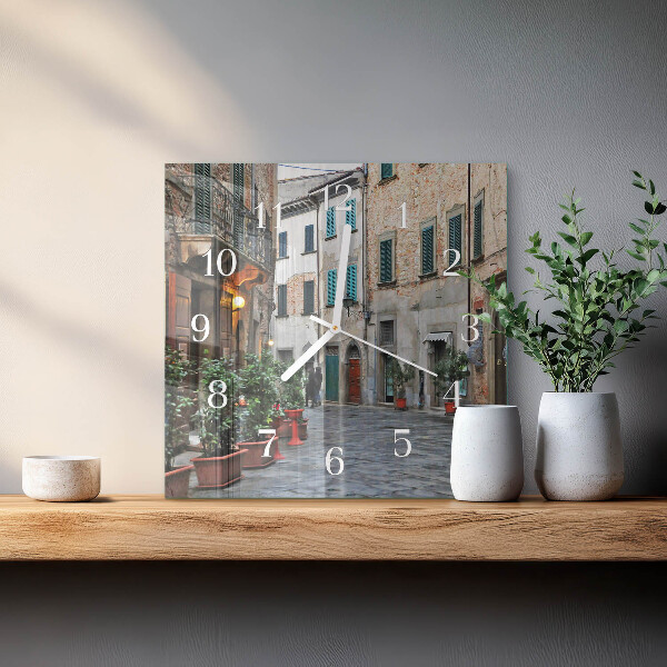 Square wall clock Avenue
