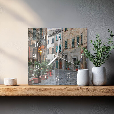 Square wall clock Avenue