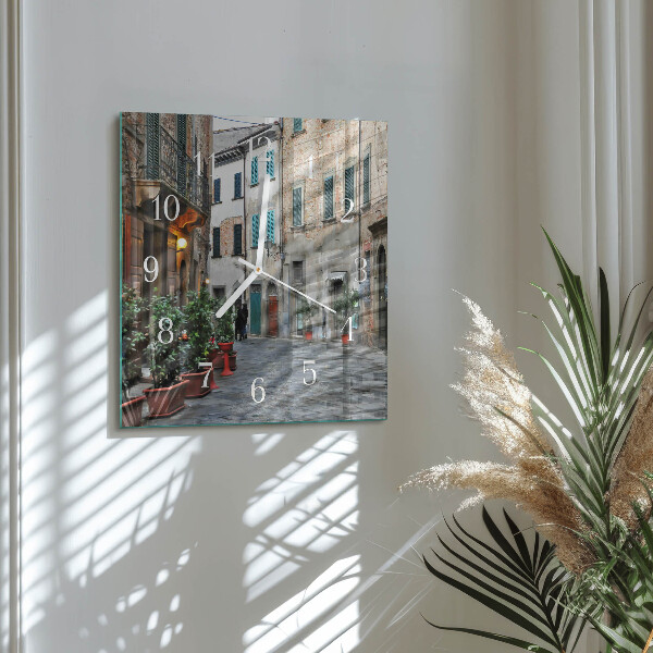 Square wall clock Avenue