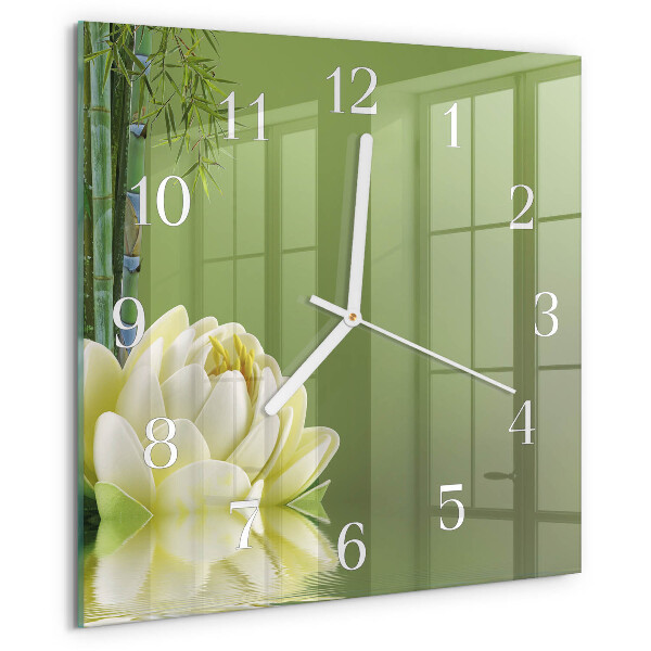 Square wall clock Lily