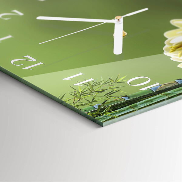 Square wall clock Lily
