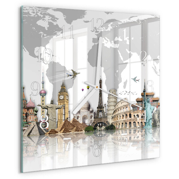Square wall clock World