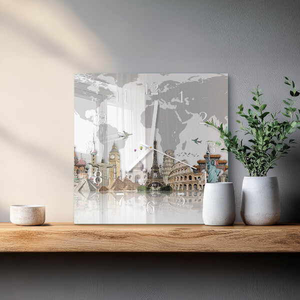 Square wall clock World