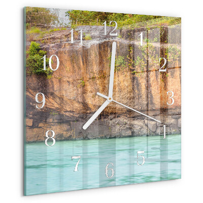 Square wall clock Cliff