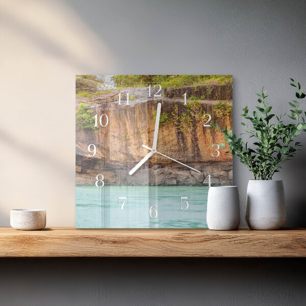 Square wall clock Cliff