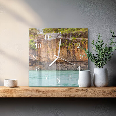Square wall clock Cliff