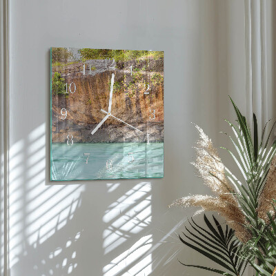 Square wall clock Cliff