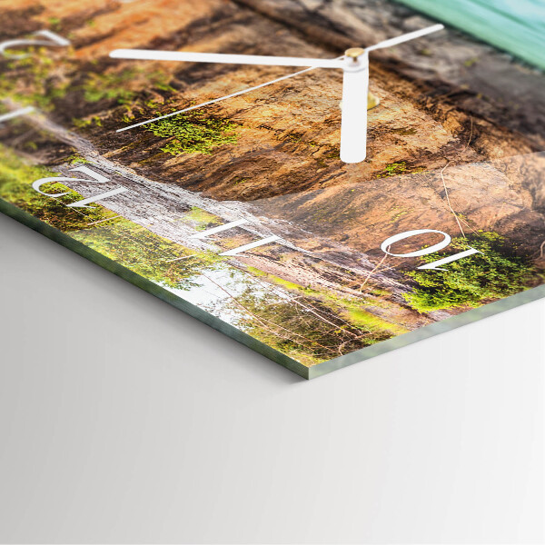 Square wall clock Cliff