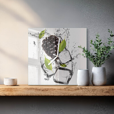 Square wall clock Blackberry