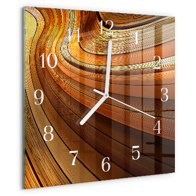 Square wall clock Abstraction