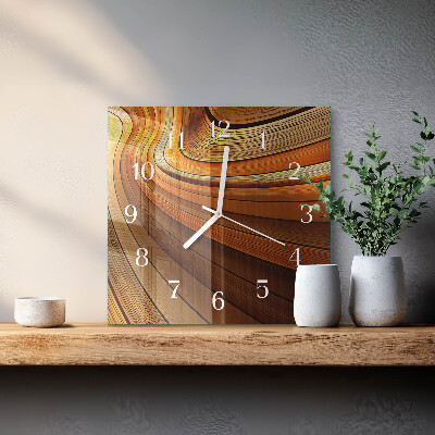 Square wall clock Abstraction