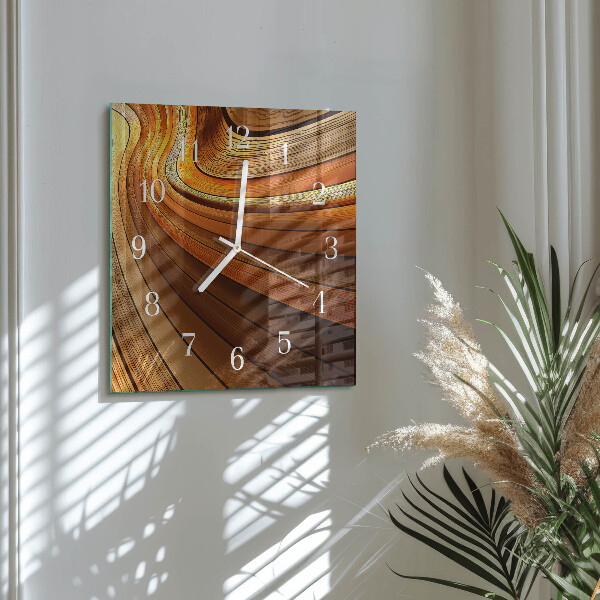 Square wall clock Abstraction