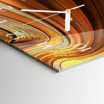 Square wall clock Abstraction
