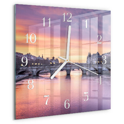 Square wall clock River City