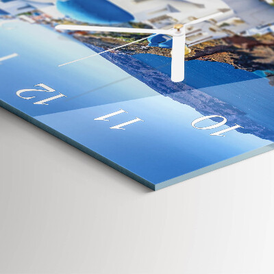 Square wall clock Santorini