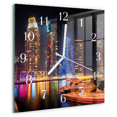 Square wall clock Horizon