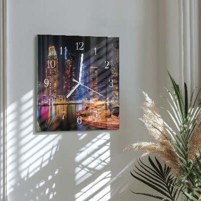 Square wall clock Horizon