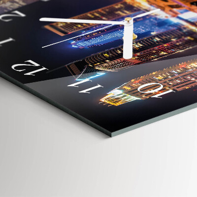 Square wall clock Horizon