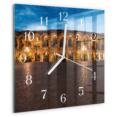 Square wall clock Statue