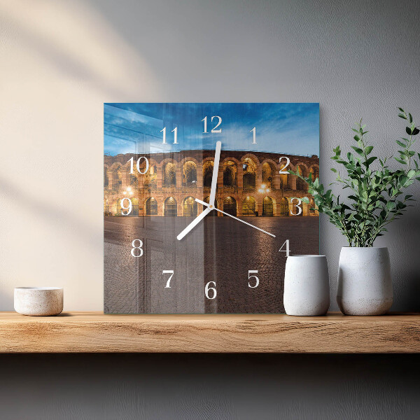 Square wall clock Statue