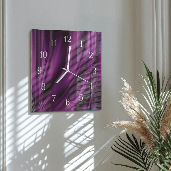 Square wall clock Abstraction