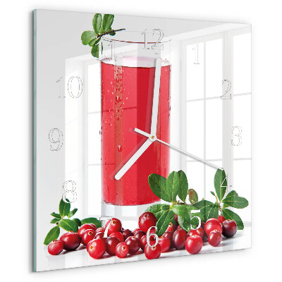 Square wall clock Cranberries