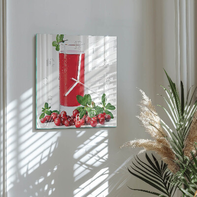 Square wall clock Cranberries