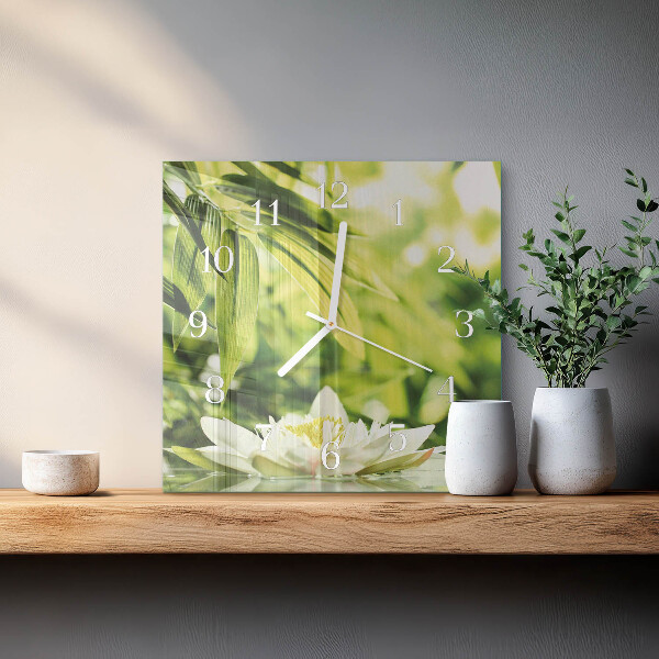 Square wall clock Nature