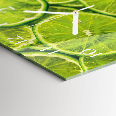 Square wall clock Calcium carbonate