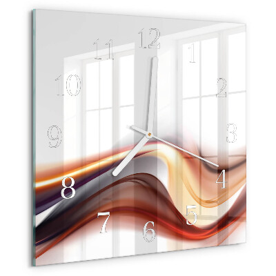Square wall clock Abstraction