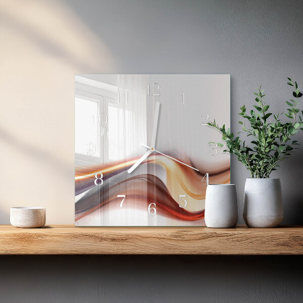 Square wall clock Abstraction