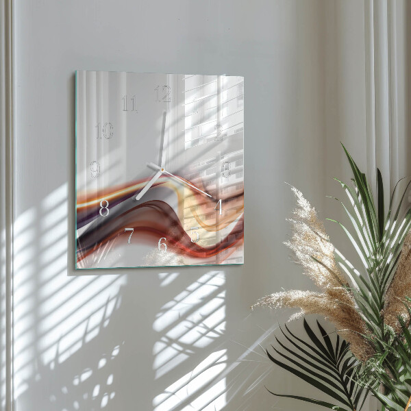 Square wall clock Abstraction