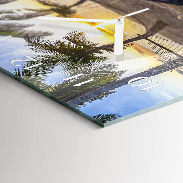 Square wall clock Hammock