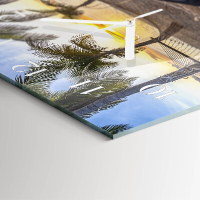 Square wall clock Hammock