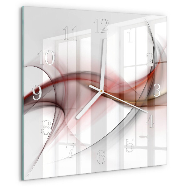 Square wall clock Abstraction