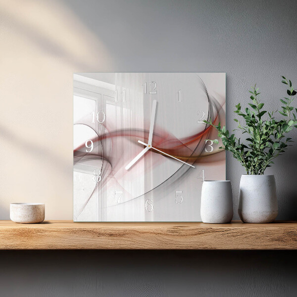 Square wall clock Abstraction