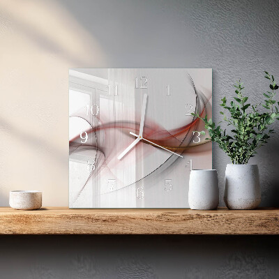 Square wall clock Abstraction