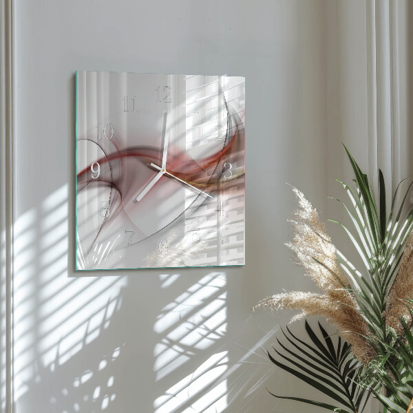 Square wall clock Abstraction