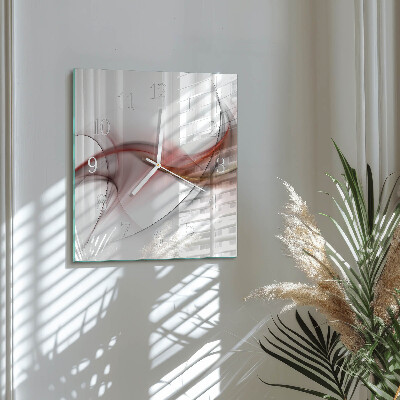 Square wall clock Abstraction