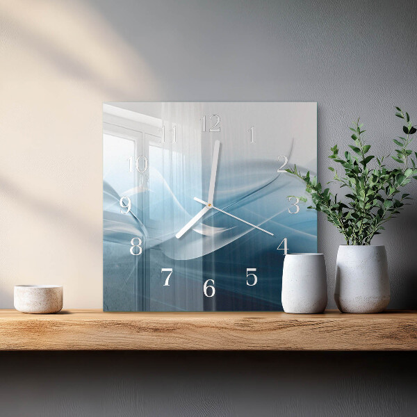 Square wall clock Abstraction