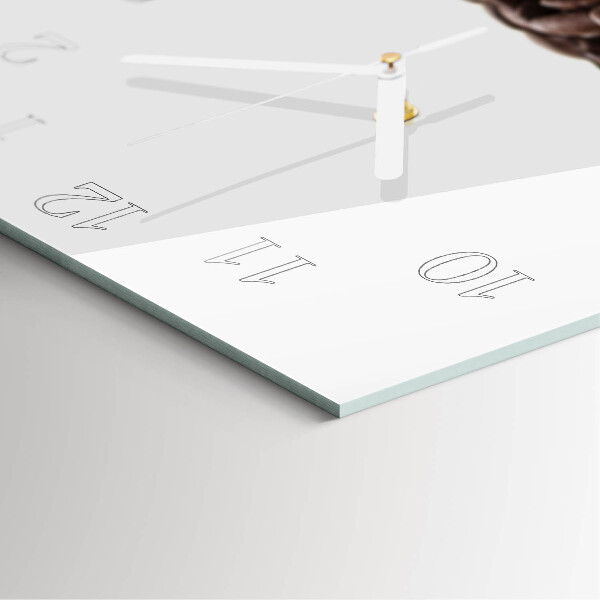 Square wall clock Coffee Beans