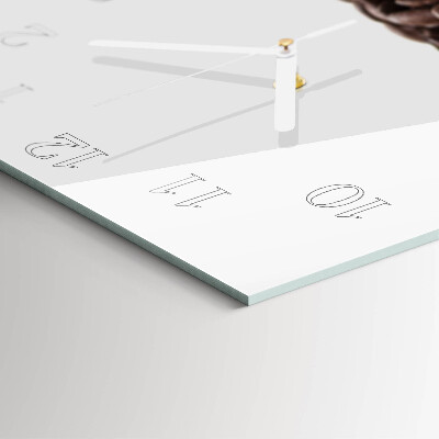 Square wall clock Coffee Beans