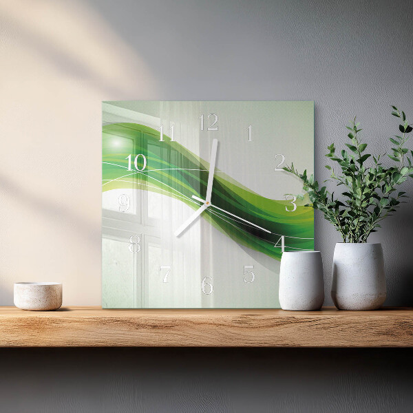 Square wall clock Abstraction