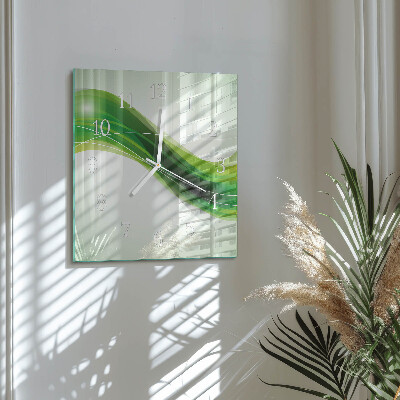 Square wall clock Abstraction