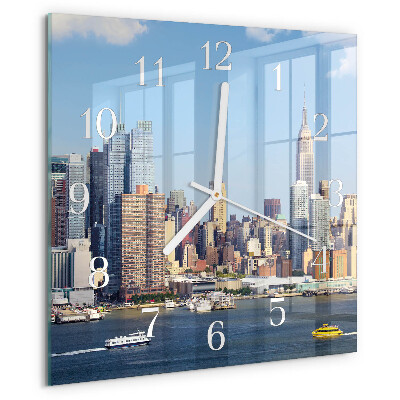 Square wall clock Horizon