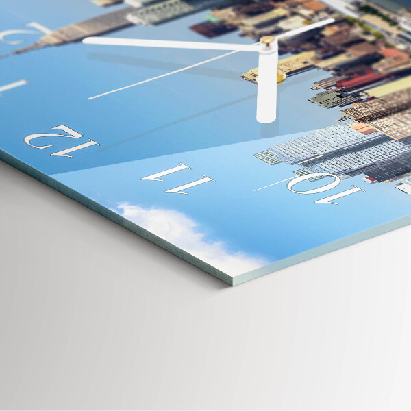 Square wall clock Horizon