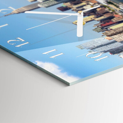 Square wall clock Horizon