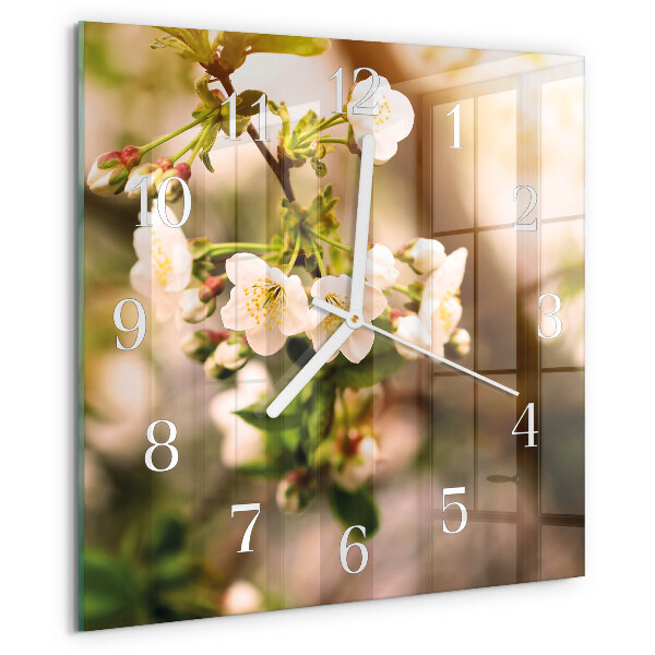 Square wall clock Nature