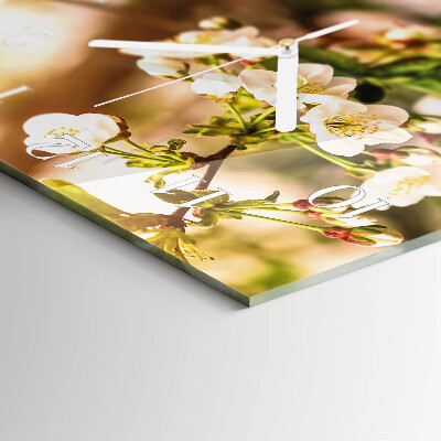 Square wall clock Nature