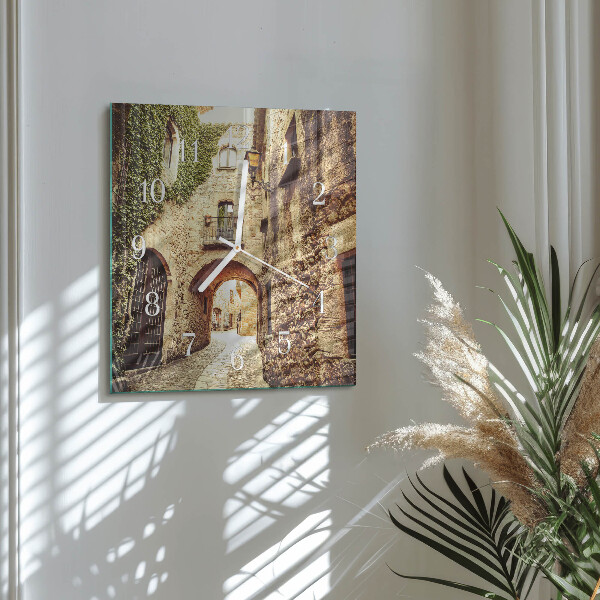 Square wall clock Avenue